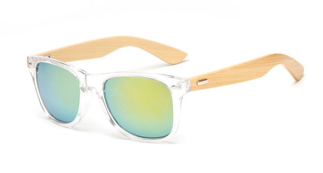 17 color Wood Sunglasses Men women square bamboo Women for women men Mirror Sun Glasses