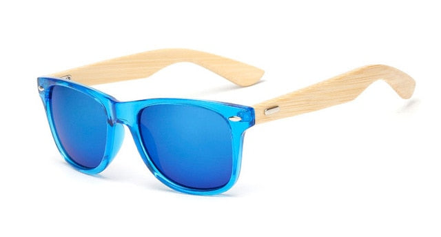 17 color Wood Sunglasses Men women square bamboo Women for women men Mirror Sun Glasses