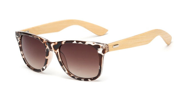 17 color Wood Sunglasses Men women square bamboo Women for women men Mirror Sun Glasses