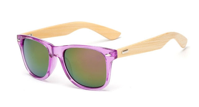 17 color Wood Sunglasses Men women square bamboo Women for women men Mirror Sun Glasses