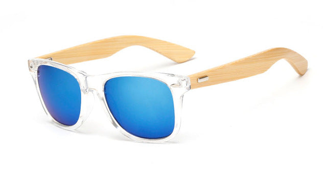 17 color Wood Sunglasses Men women square bamboo Women for women men Mirror Sun Glasses