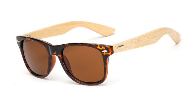 17 color Wood Sunglasses Men women square bamboo Women for women men Mirror Sun Glasses