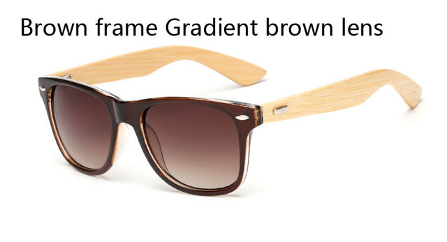 17 color Wood Sunglasses Men women square bamboo Women for women men Mirror Sun Glasses