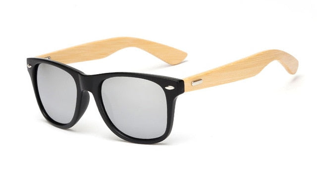 17 color Wood Sunglasses Men women square bamboo Women for women men Mirror Sun Glasses