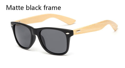 17 color Wood Sunglasses Men women square bamboo Women for women men Mirror Sun Glasses